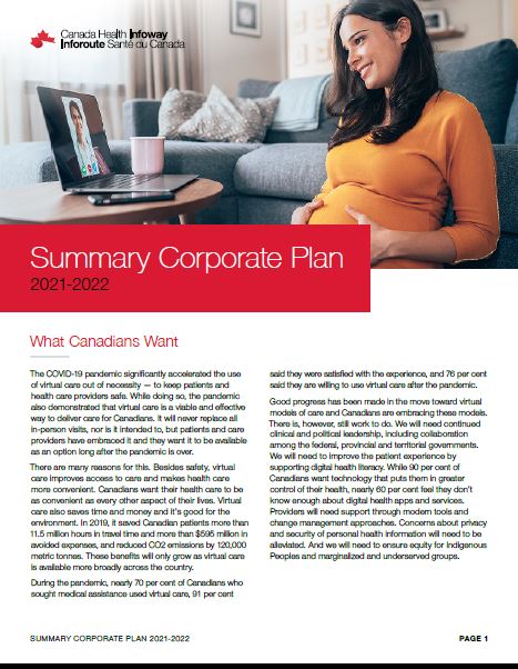 Summary Corporate Plan